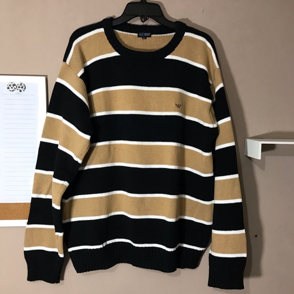 SOLD AJ ARMANI JEANS Mens Pull Over Sweater - Picture 7 of 8